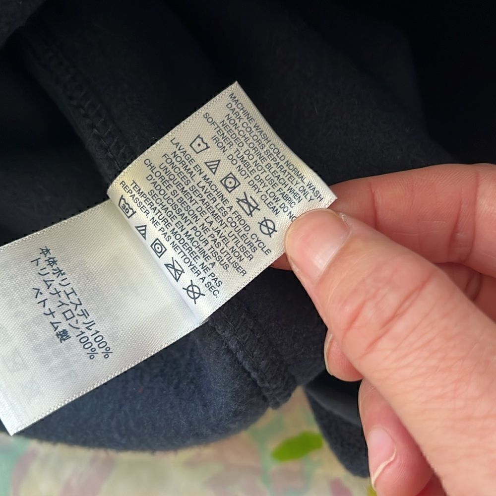 Lands End Colorblock 1/4 Snap Fleece - M - Picture 10 of 12